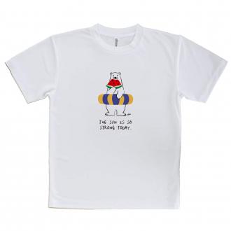 【Tシャツ】シロクマさんの夏(wakat)