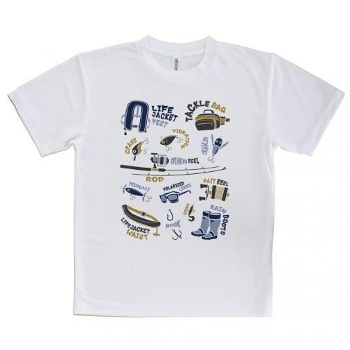 【Tシャツ】【釣りざんまい】PACK LIGHT, GO FISH.