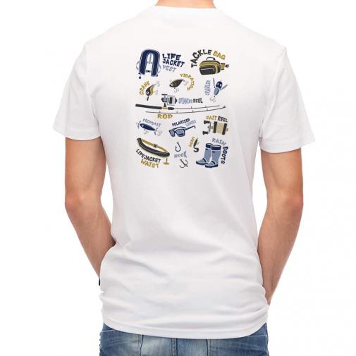 【Tシャツ】【釣りざんまい】PACK LIGHT, GO FISH.
