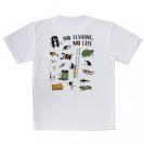 【Tシャツ】【釣りざんまい】釣りに行く準備_ハイデザイン