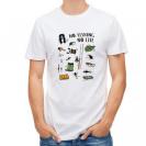 【Tシャツ】【釣りざんまい】釣りに行く準備_ハイデザイン