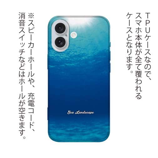 【TPU】海の風景　2つの青