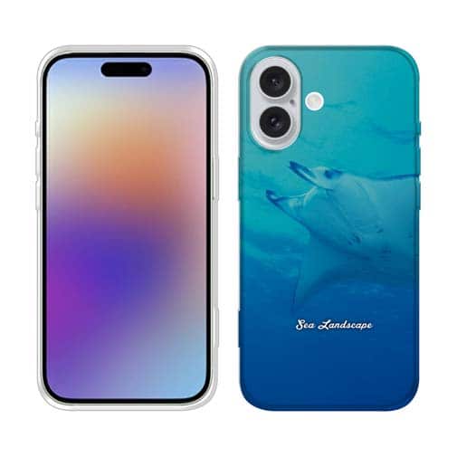 【TPU】海の風景　マンタ(オニイトマキエイ)