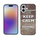 【TPU】KEEP CALM AND OF FISHING　木目
