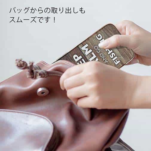 【TPU】KEEP CALM AND OF FISHING　木目