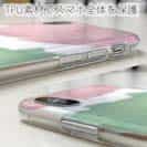 【TPU】水彩ピンク&グリーン