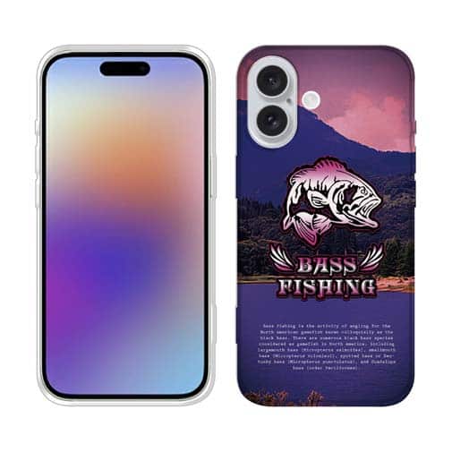 【TPU】バスフィッシング　ローライダーフォント　ショッキングピンク