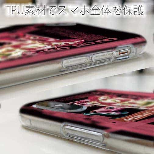 【TPU】Gone Bass Fishing ローライダーポスター風　ライトレッド