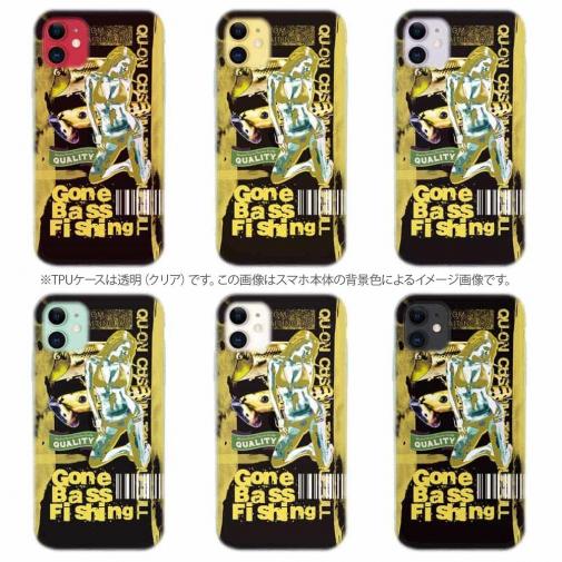 【TPU】Gone Bass Fishing ローライダーポスター風　イエロー