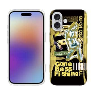【TPU】Gone Bass Fishing ローライダーポスター風　イエロー