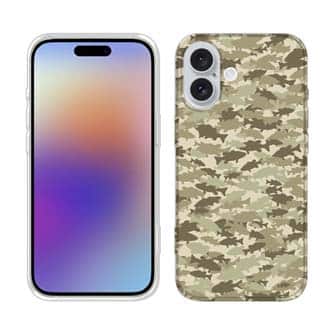 【TPU】ブラックバス　迷彩柄　ベージュカラー