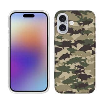 【TPU】ブラックバス　迷彩大柄　ブラウンカラー