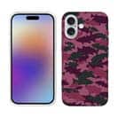 【TPU】ブラックバス　迷彩大柄　レッドカラー