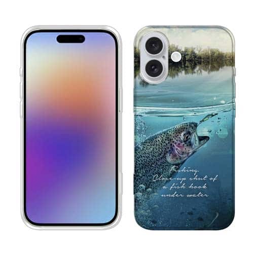 【TPU】クローズアップ!　水中でニジマスが掛かった瞬間!