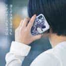 【TPU】タトゥー風昇り鯉　ブルー&ホワイト