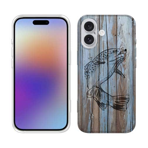 【TPU】木に書かれたトラウトのイラスト