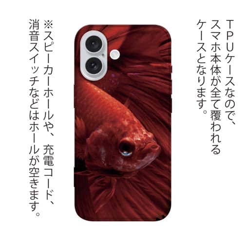 【TPU】トラディショナル・ベタ　レッド