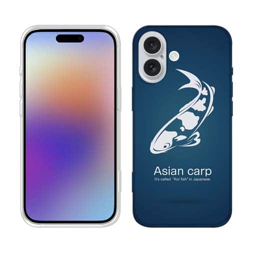 【TPU】錦鯉(アジアン　カープ)　ブルー