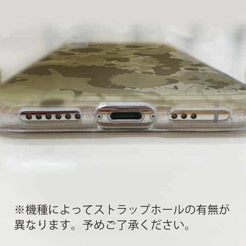 【TPU】墨跡　迷彩大柄　ベージュカラー