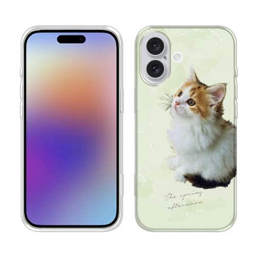 【TPU】春の午後　蝶と子猫