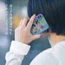 【TPU】赤ワイン　大漁旗スマホケース　シーバス（スズキ）