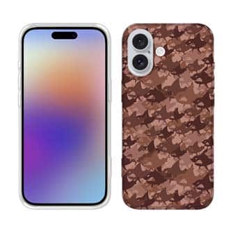 【TPU】サメ(SHARK)　迷彩柄　チョコレートカラー