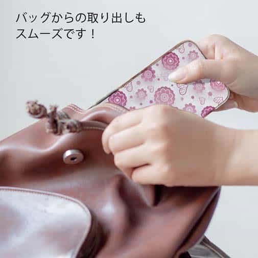 【TPU】可愛いハートと花模様