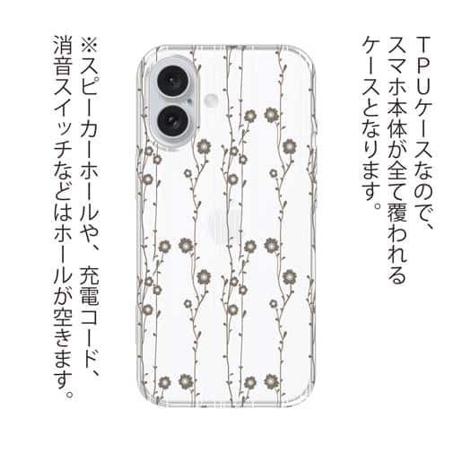 【TPU】花柄 和柄2