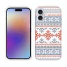 【TPU】ノルディック柄 ブルー&レッド