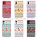 【TPU】ノルディック柄 ブルー&レッド