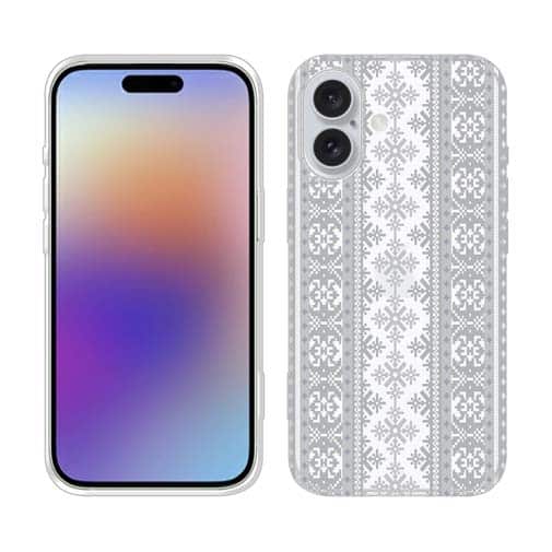 【TPU】ノルディック柄 ライトグレー