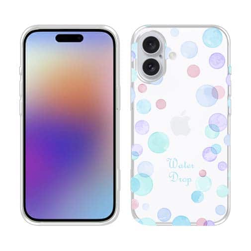 【TPU】水玉 ブルー