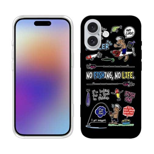 【TPU】【釣りざんまい】釣りに行きませんか?_カラフルブラック