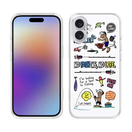 【TPU】【釣りざんまい】釣りに行きませんか?_カラフルホワイト