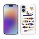 【TPU】【釣りざんまい】愛犬と釣りを楽しむアングラー_カラフルホワイト