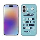 【TPU】【釣りざんまい】愛犬と釣りを楽しむアングラー_カラフルミントブルー