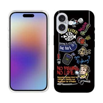 【TPU】【釣りざんまい】釣り好きですがなにか?_カラフルブラック