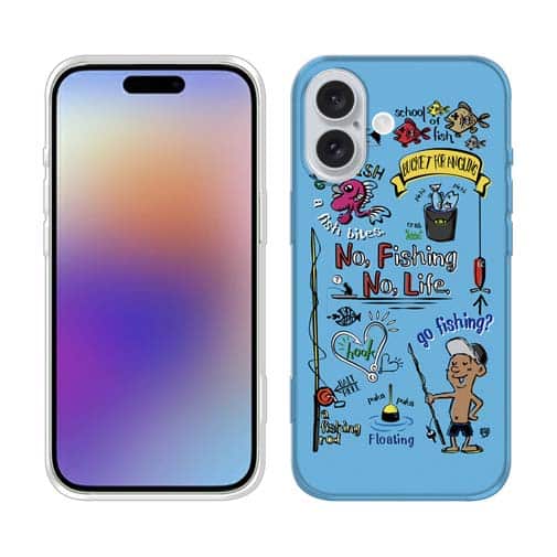 【TPU】【釣りざんまい】釣りが好きなんです_カラフルスカイブルー