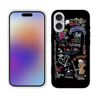 【TPU】【釣りざんまい】釣りが好きなんです_カラフルブラック