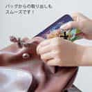 【TPU】さかな芸人ハットリ×赤ワイン　大漁旗スマホケース　マアジ