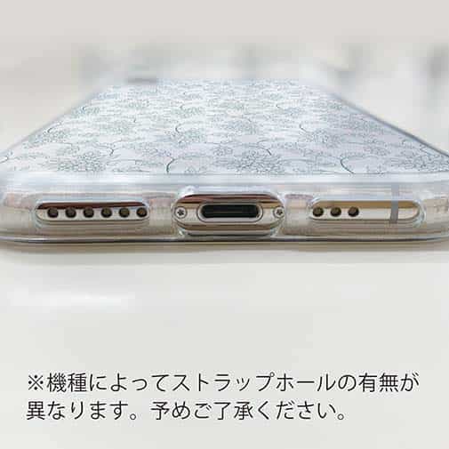 【TPU】花のシームレスパターン ブルー