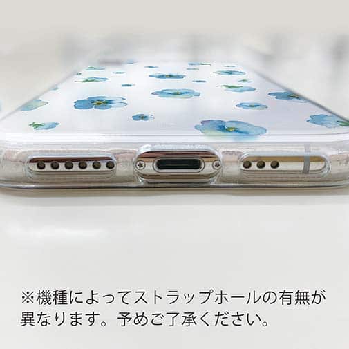 【TPU】ブルーの花のシームレスパターン