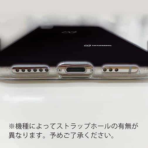 【透明型（TPU）】ロゴ・ブラック