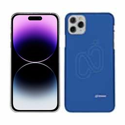 【透明型（TPU）】ロゴ（大）・ブルー