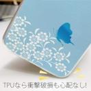 【TPU】ブルーの花畑と蝶