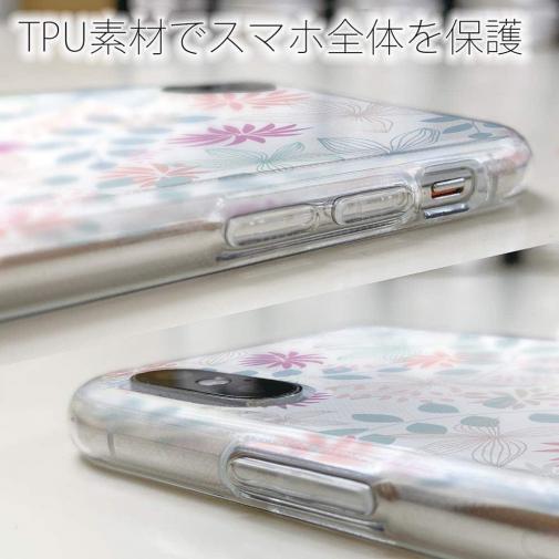 【TPU】春花＆夏花 ピンク＆ブルー
