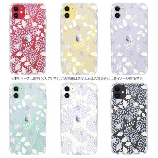 【TPU】春花＆夏花 パープル＆ライトブルー