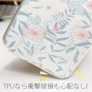 【TPU】春花＆夏花 ライトブルー＆ピンク