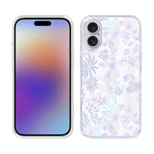 【TPU】春花＆夏花 パープル＆ライトパープル