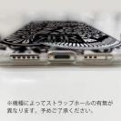 【ROMI HIME】【TPU】ヘナ タトゥー　トライバル　花　ブラック＆ホワイト